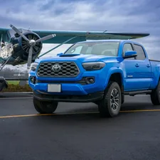2020 Toyota Tacoma TRD Sport Truck with De Havilland Beaver Floatplane related to Maximizing Utility: The Toyota Tacoma Bed Extender