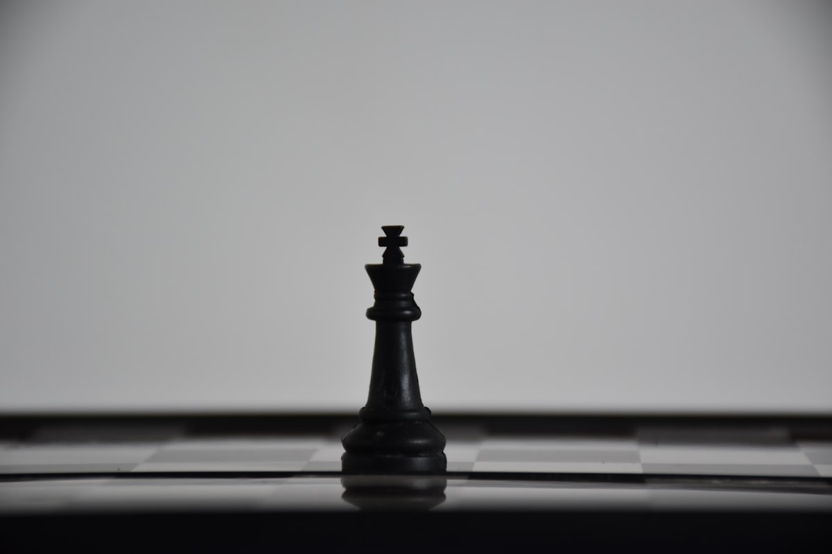 a black chess board related to The Ultimate Guide to Choosing a Black King Platform Bed