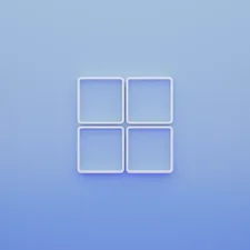a blue background with a white square in the middle related to Maximize Your Windows: The Ultimate Guide to Extra-Long Valances