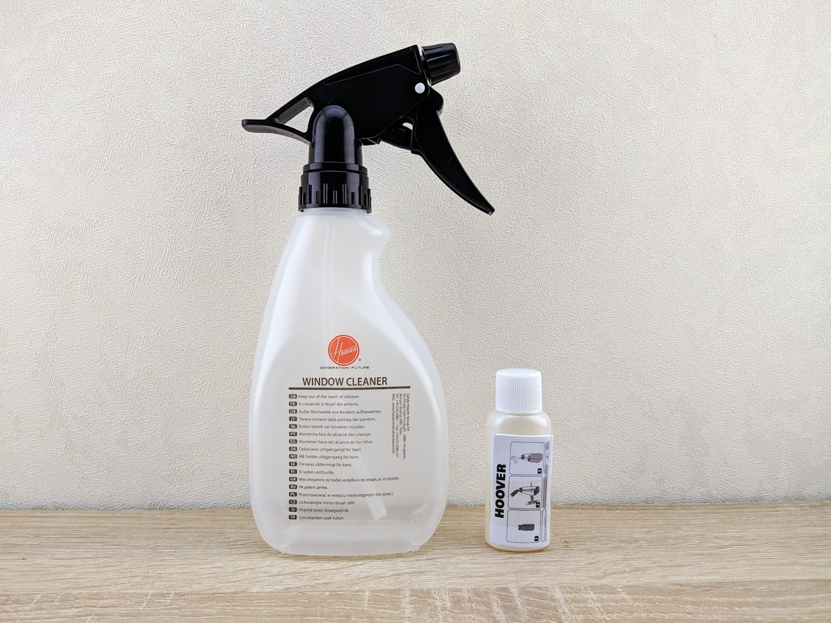 a bottle of cleaner next to a bottle of deodorant related to Transform Your Ride with a Spray Bed Liner Kit