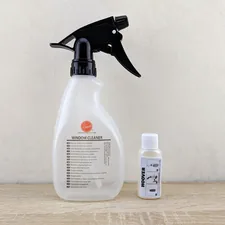 a bottle of cleaner next to a bottle of deodorant related to Transform Your Ride with a Spray Bed Liner Kit