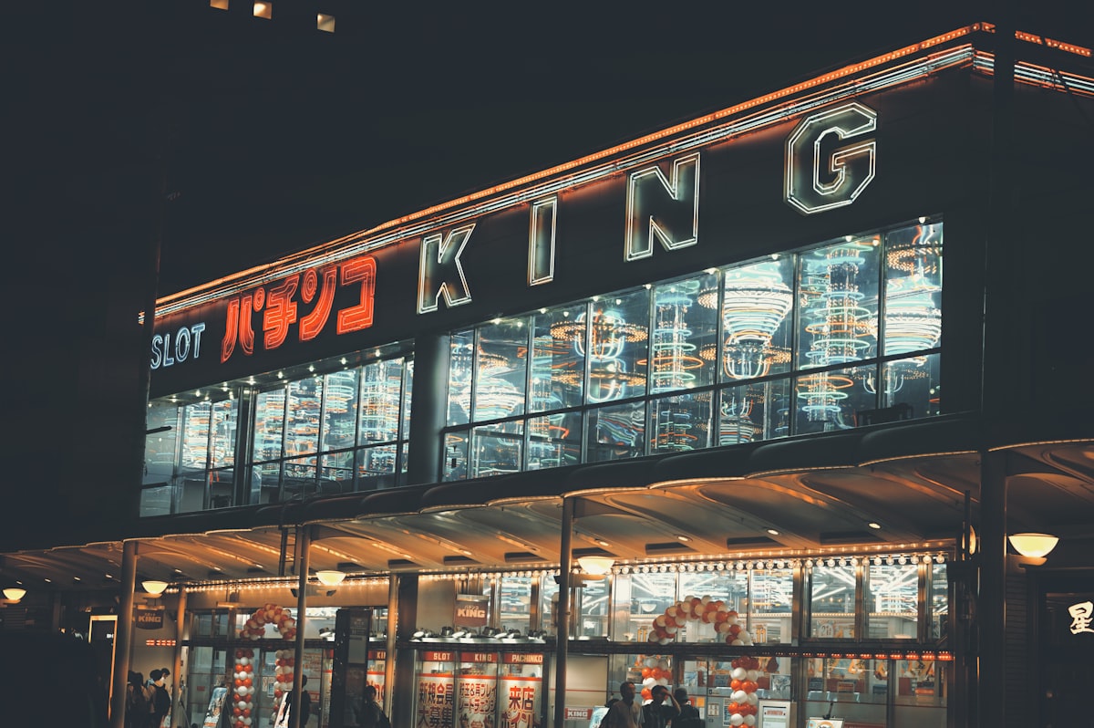 a building that has a lot of lights on it related to Unveiling the Majestic King Size: A Comprehensive Guide to Dimensions