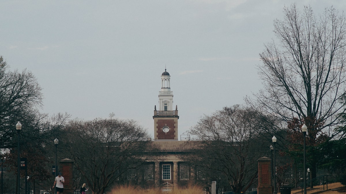 a building with a clock tower on top of it related to Exploring Bed Bath & Beyond in Auburn, Maine: A Shopper's Paradise