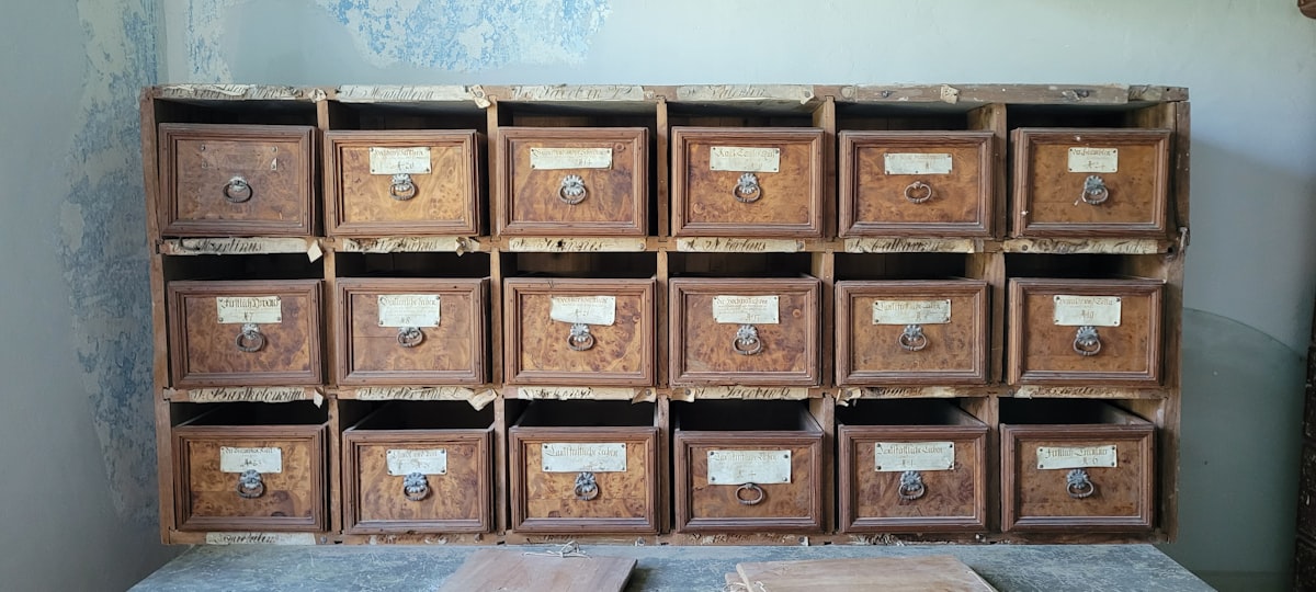 a bunch of wooden boxes sitting on top of a table related to Wooden Valance Box Inspiration