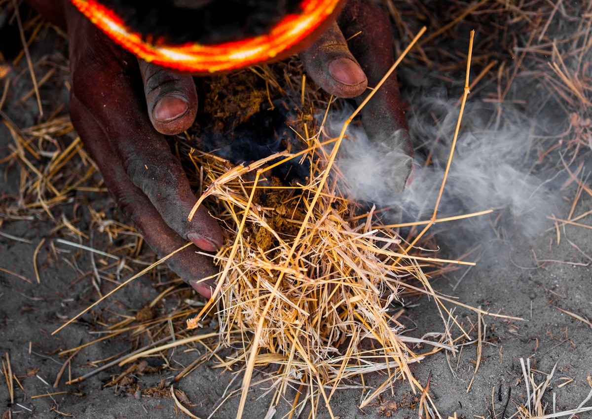 A bushman makes fire. related to Exploring the Versatility of the Hemnes IKEA Bed
