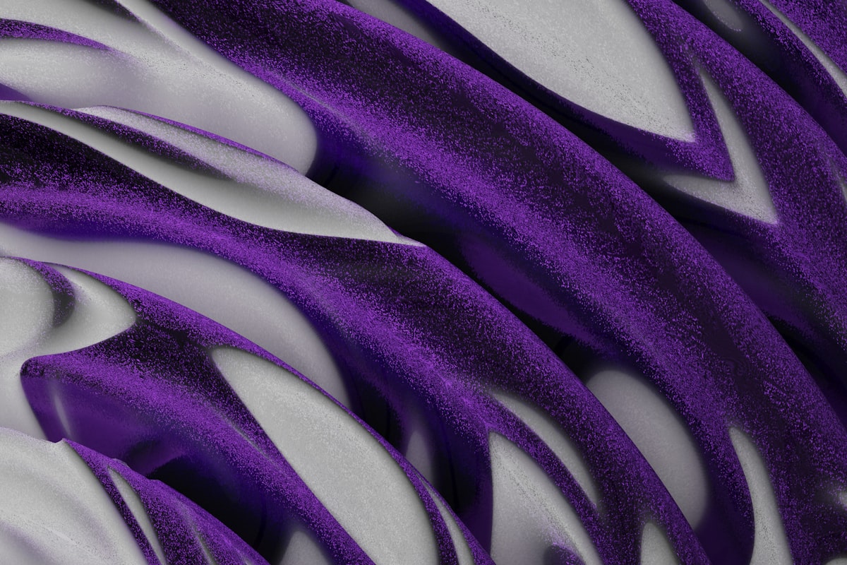 a close up of a purple and white object related to Elegance Meets Color: Purple Valances for Windows