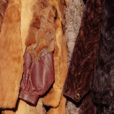 A collection of various fur coats hanging together. related to Transform Your Truck Bed with Durable Coat Liners