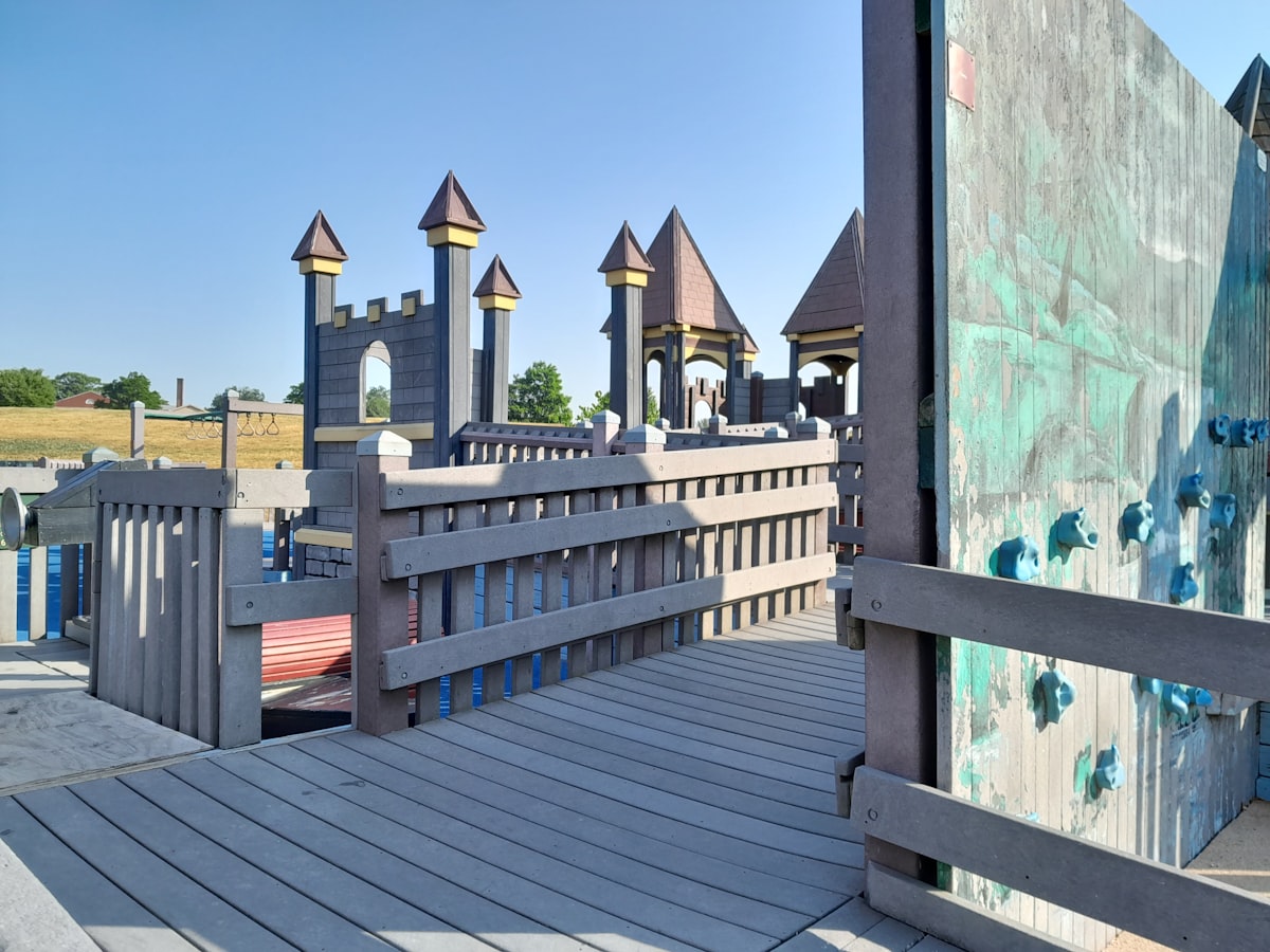 A fun children's playground. related to The Ultimate Guide to Choosing the Perfect Castle Toddler Bed