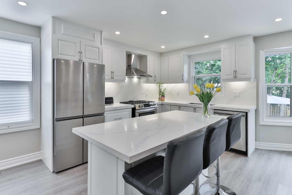 a kitchen with a sink and a window related to White Kitchen Valances: A Comprehensive Guide