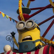 a minion rides a carnival ride at a carnival related to Get Ready to Despicable-ize Your Bedroom with Minion Bed Set