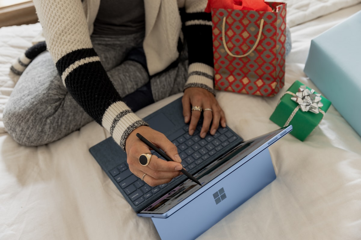 a person using a laptop related to Discover the Ultimate Home Shopping Experience