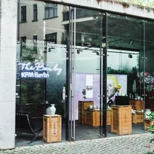 a store front with a sign related to The Bed Shop LA: Your One-Stop Destination for Dreamy Slumber