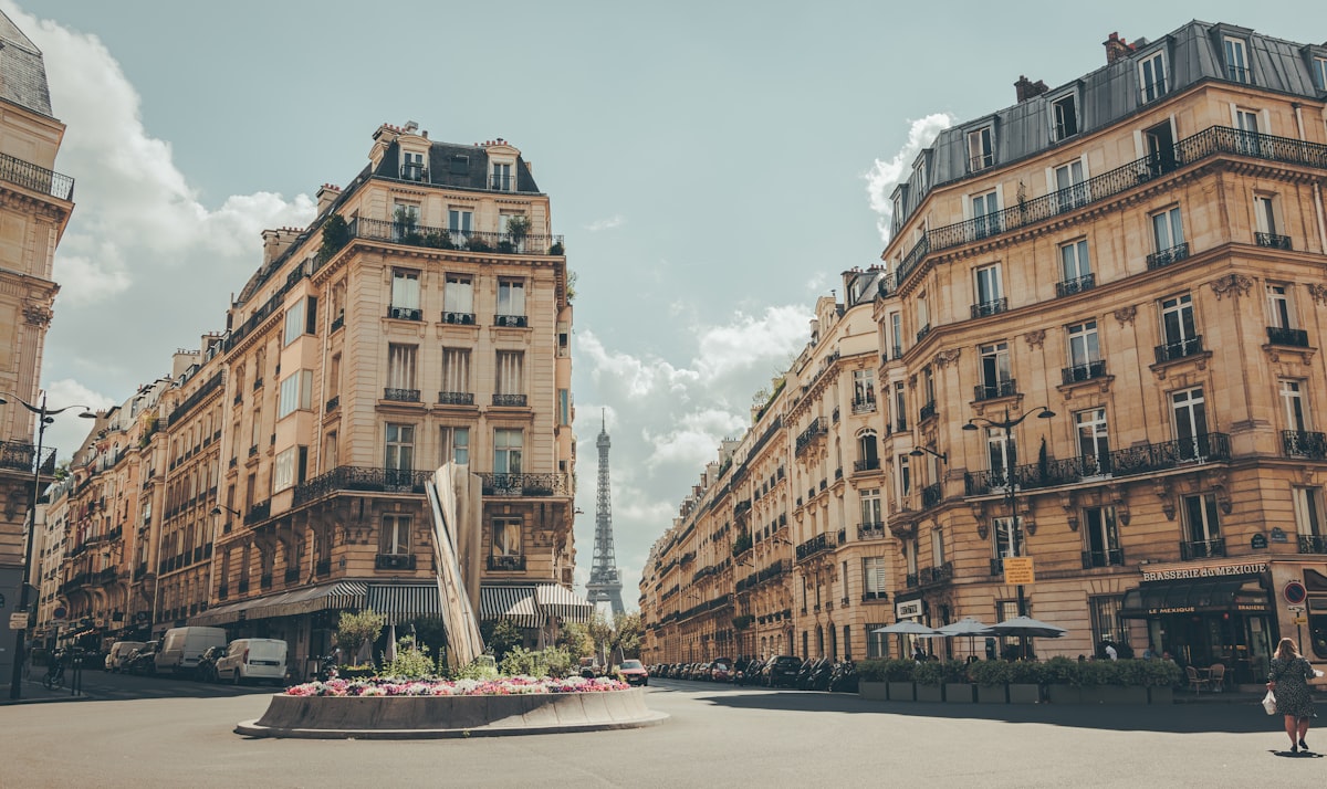 a street with buildings on either side related to Discover the Elegance and Comfort of Paris Twin Bedding