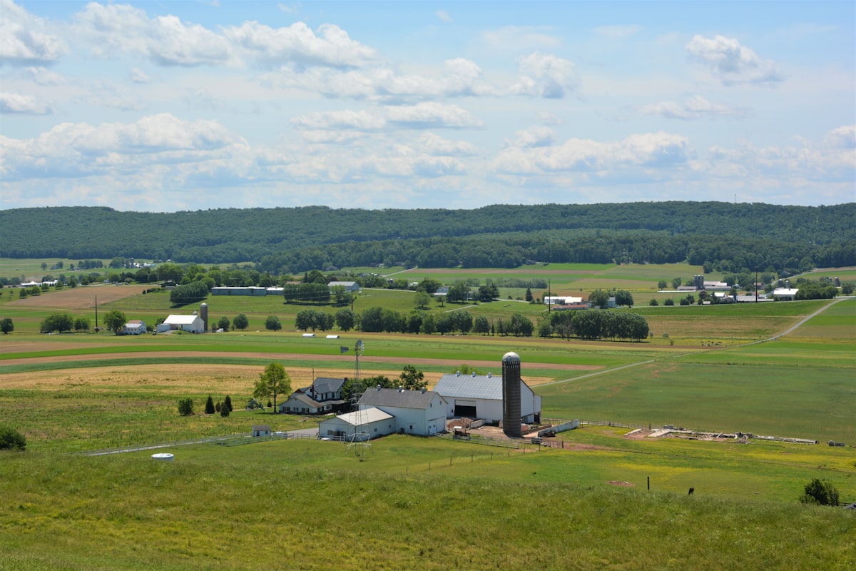 A view of a country farm in Lancaster, PA  related to Discover the Charm of Lancaster, PA: A Guide to the Best Bed and Breakfasts