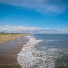 a view of the beach from the shore of the ocean related to Exploring the Bed Bath and Beyond Experience in Delaware
