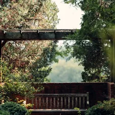 a wooden bridge over a river related to Exploring Bed Bath & Beyond at Arbor Oaks Arboretum