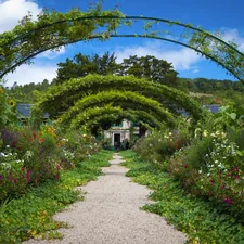 An impressionist dream. related to Elevating Your Garden with Beautiful Flower Bed Borders
