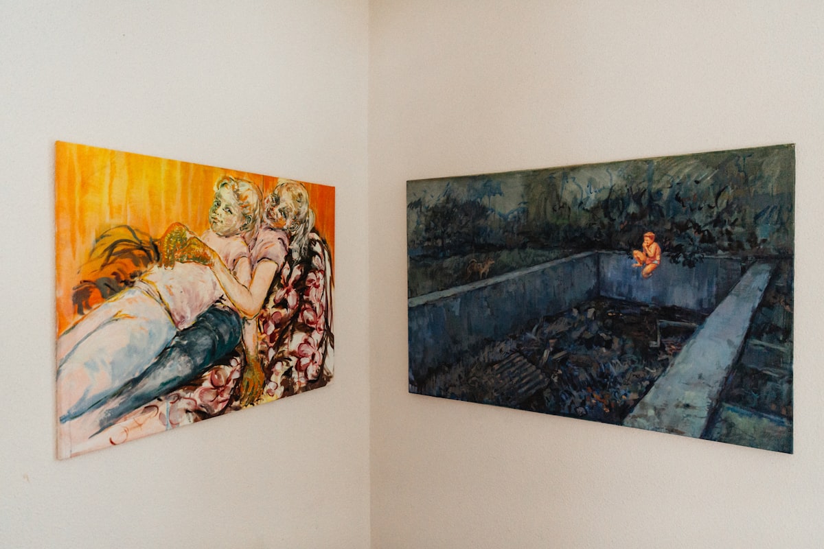ART/ES exhibition at Trnava University, painting, artwork, students, artist, paint, Sisterhood, Jump to life related to Transform Your Space with Bed Bath and Beyond Paintings