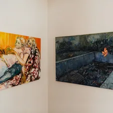 ART/ES exhibition at Trnava University, painting, artwork, students, artist, paint, Sisterhood, Jump to life related to Transform Your Space with Bed Bath and Beyond Paintings