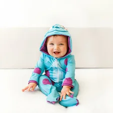 baby in blue and pink hoodie related to Discover the Beauty of Turquoise Baby Bedding