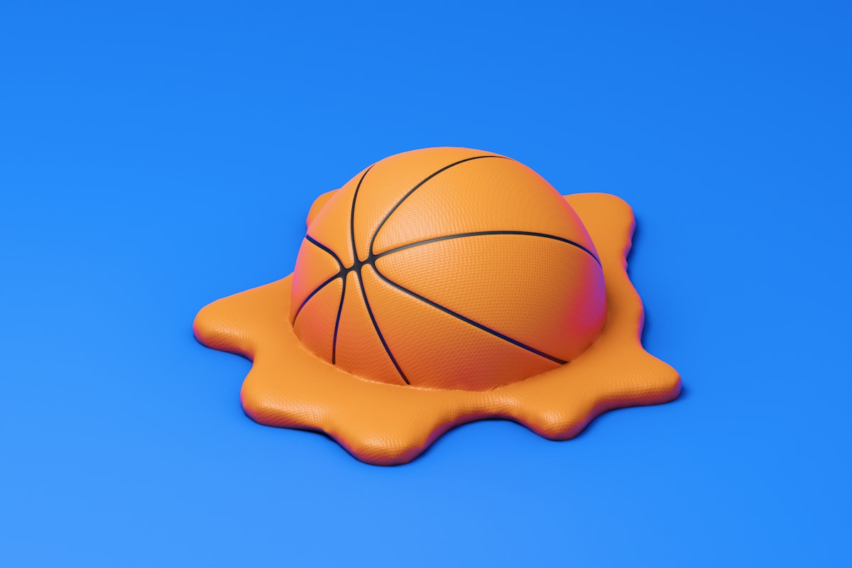 basketball melted related to Transform Your Room with a Basketball Bed Set: A Slam Dunk for Style