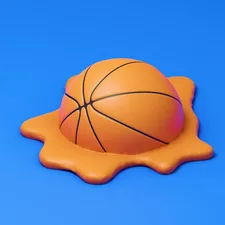 basketball melted related to Transform Your Room with a Basketball Bed Set: A Slam Dunk for Style