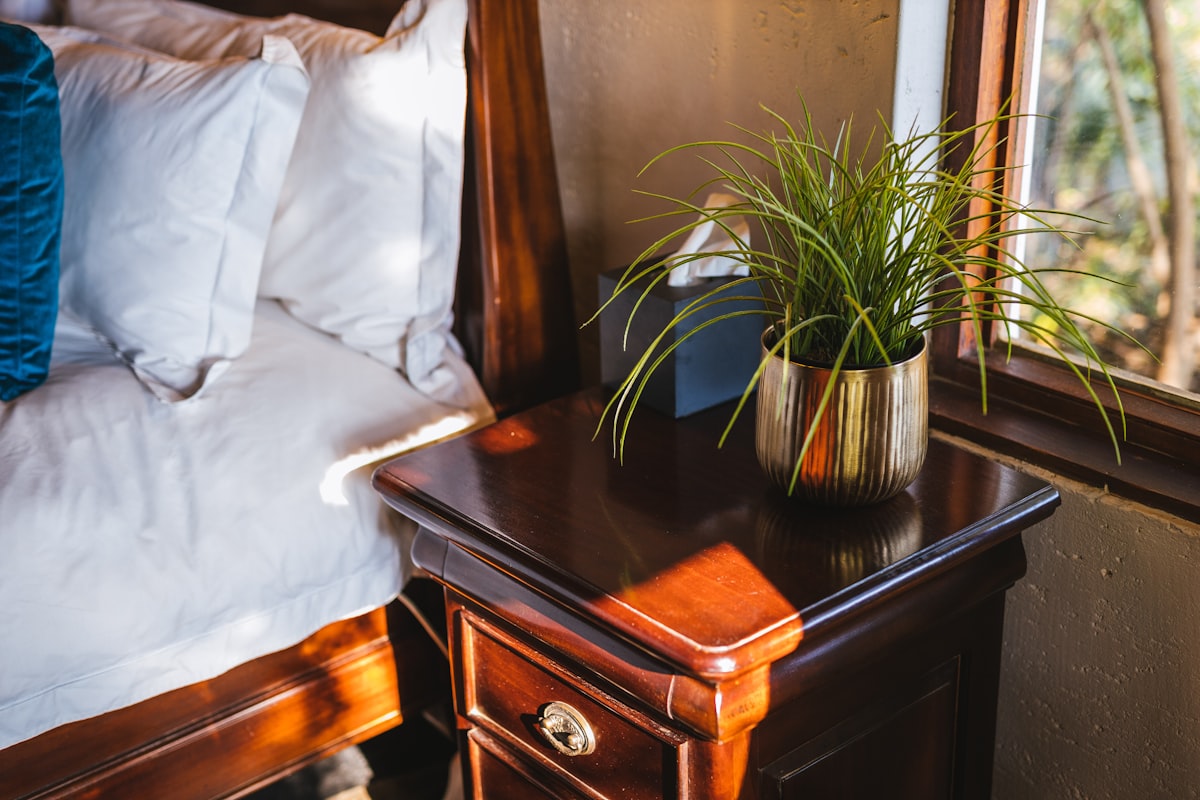Bedside with side pedestal. related to The Perfect Sleeping Nook: Bunk Bed Night Stand Essentials
