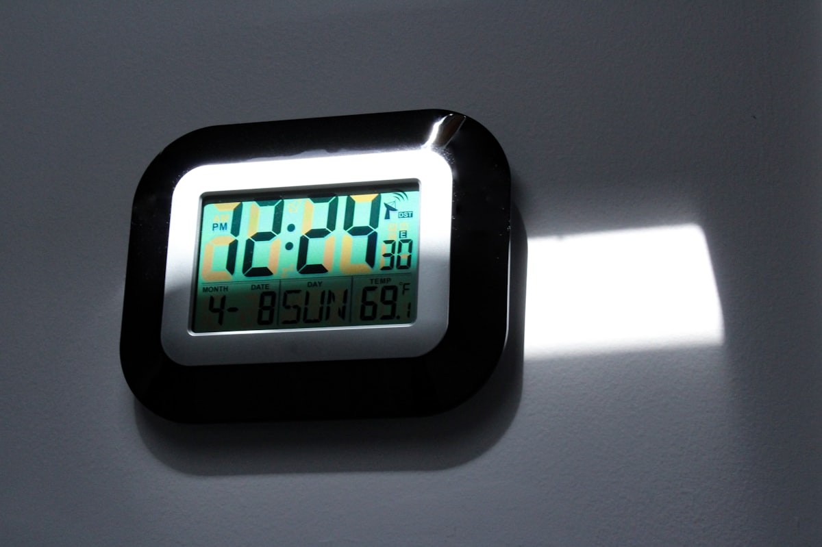 black and gray digital wall clock related to Discover the Best Digital Food Scale at Bed Bath & Beyond
