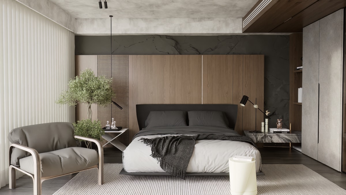 black and white bedroom related to Elevate Your Bedroom with Stylish Valance Curtains