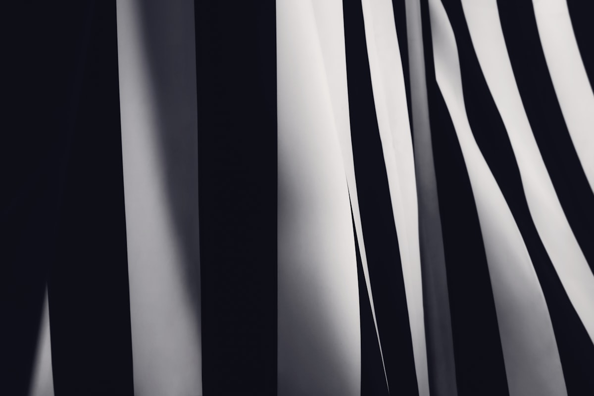 Black and White Fabric related to Black and White Valances