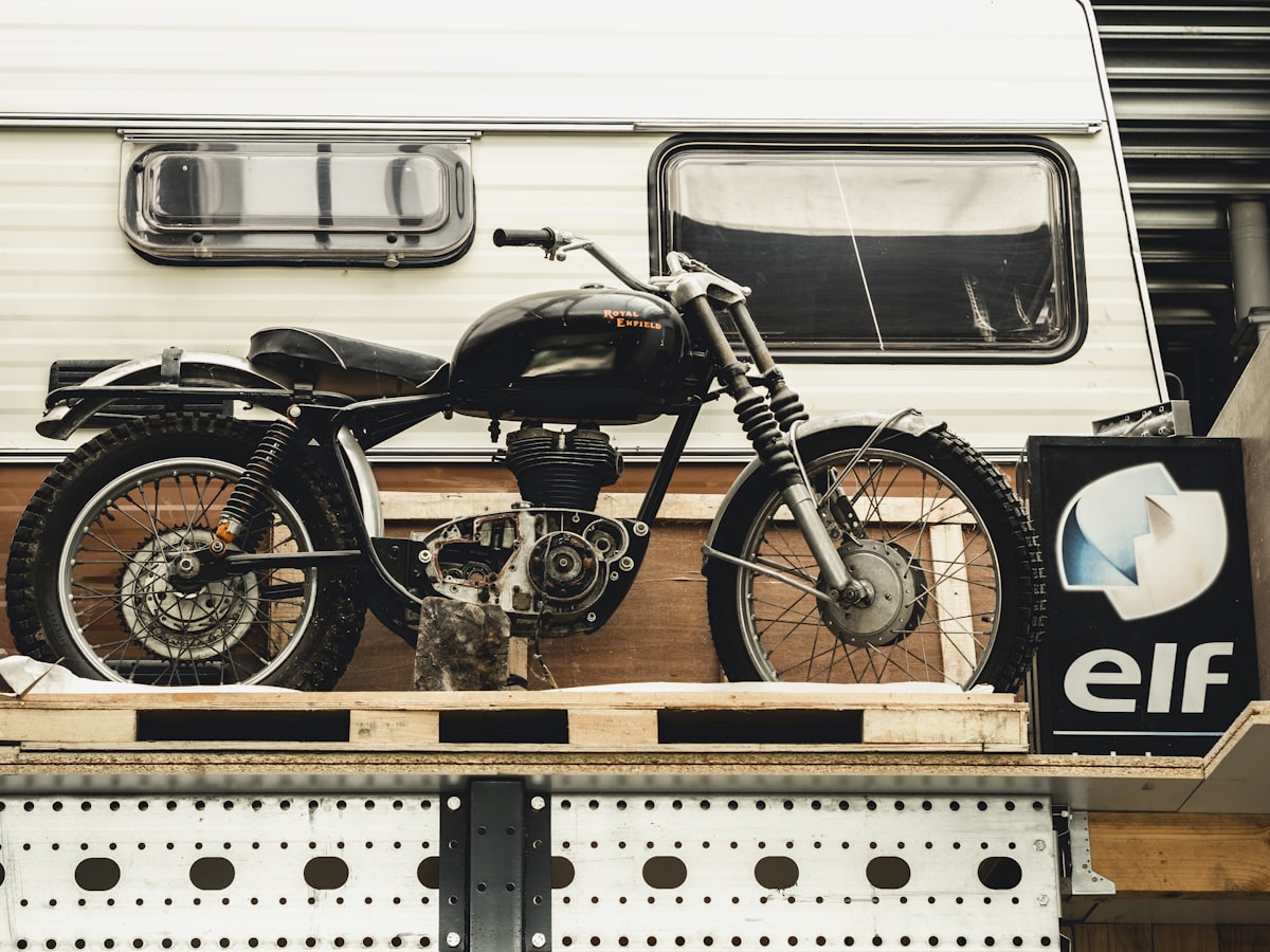 black standard motorcycle related to The Ultimate Guide to Choosing the Best Motorcycle Bed Roll for Your Adventure