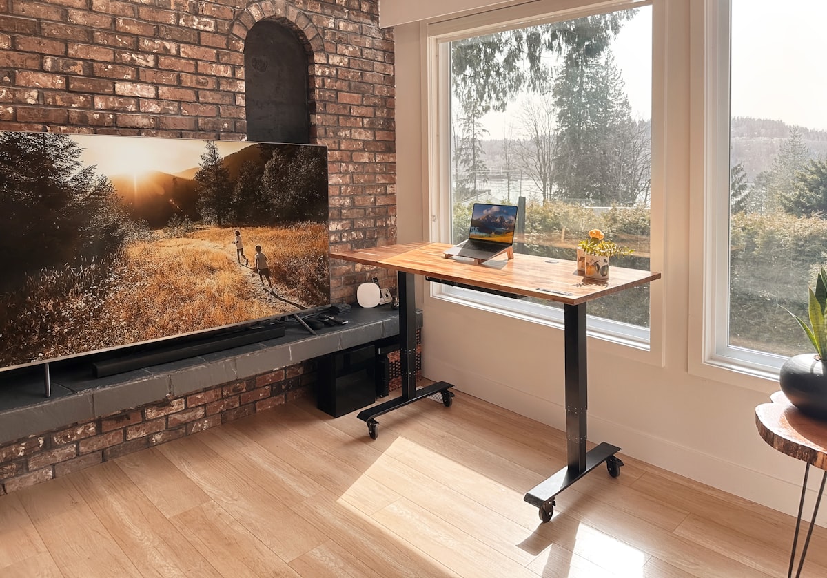 Boost Productivity and Health with a Home Office Standing Desk. related to Elevating Your Comfort: The Adjustable Bed Table Solution