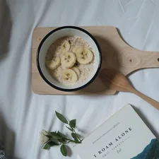 bowl of banana cereal related to Sleep Under the Stars: Embrace Nature with Air Bed & Breakfasts