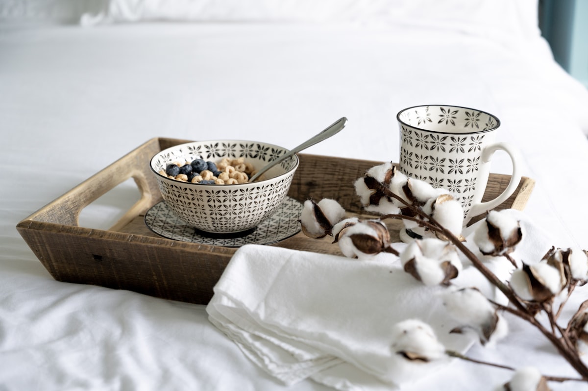 Breakfast In Bed, Rustic Wood Tray related to Elevate Your Table Setting with Bed Bath and Beyond Dishes