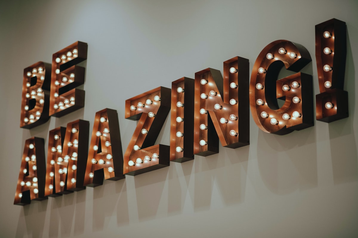 brown wooden letter letter letter letter letter wall decor related to Snoozing in Style: Awesome Cool Kids Beds