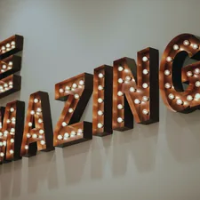 brown wooden letter letter letter letter letter wall decor related to Snoozing in Style: Awesome Cool Kids Beds