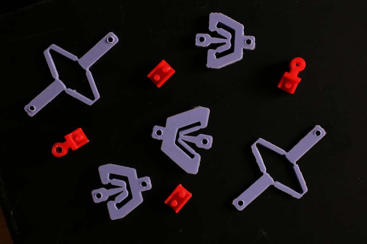 Building blocks made out of rubber ready to be assembled to form larger structure with counter-intuitive mechanical properties related to Mini Blind Valance Clips: Hidden from View