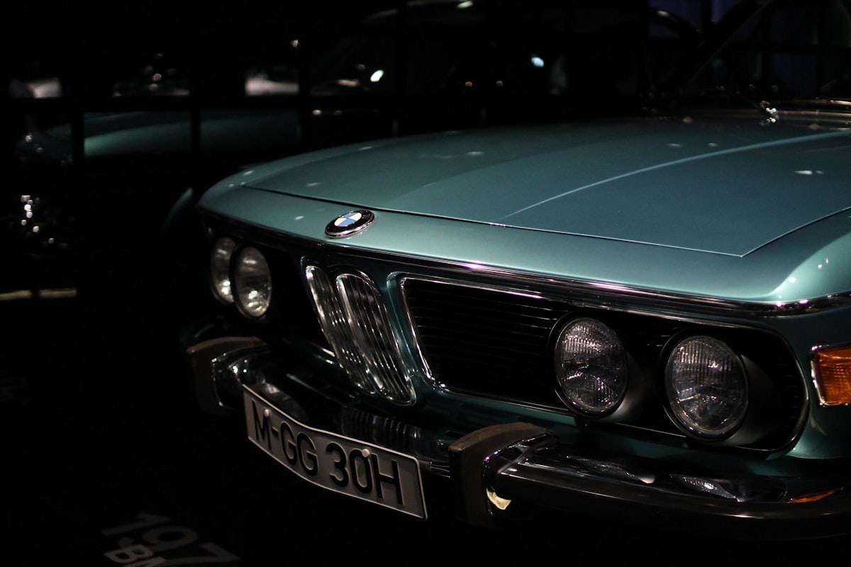 classic teal BMW car related to BMW E30 Valence