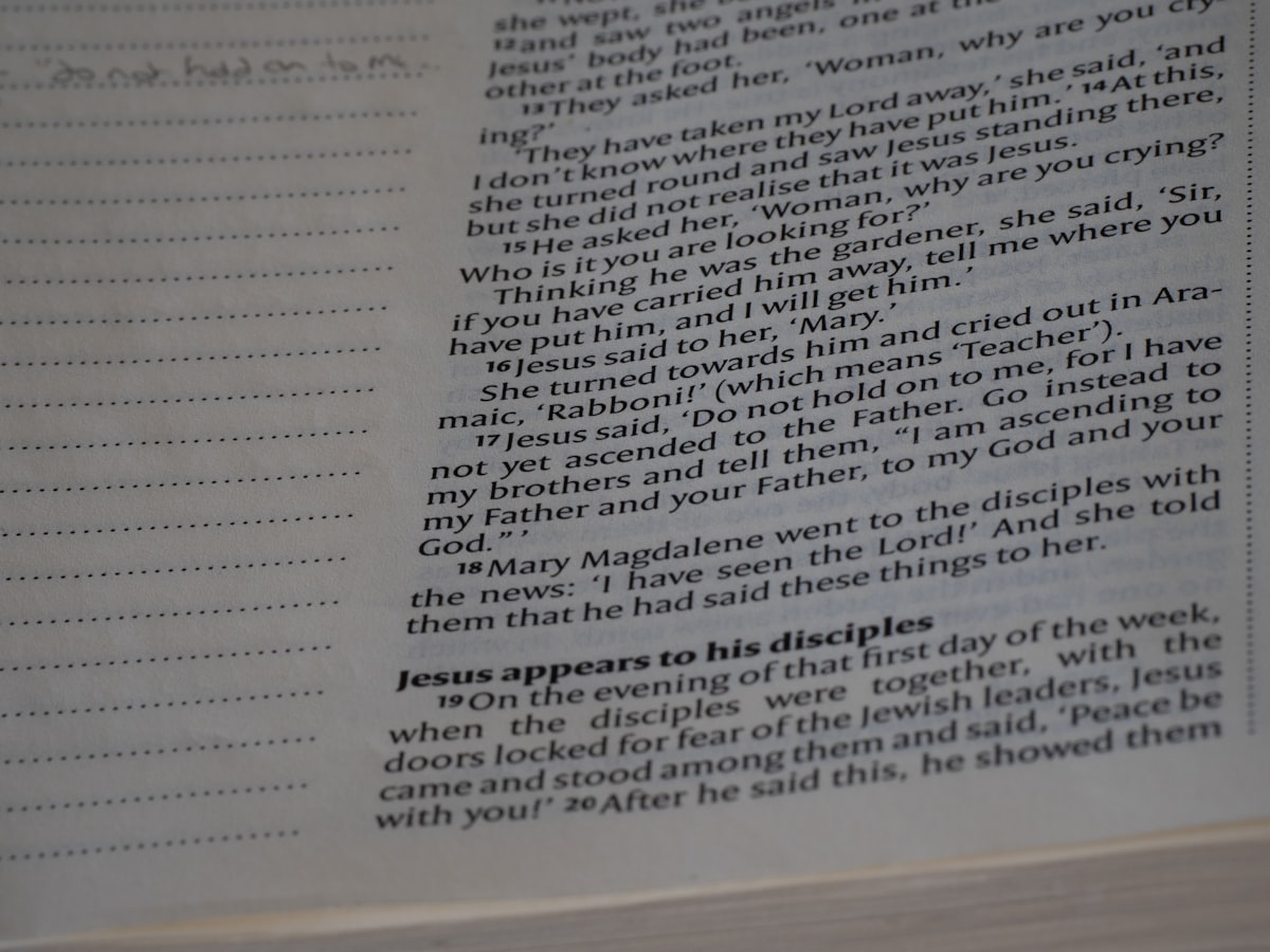 close up, bokeh, bible, new testament, christian, history, text, reading, bible study, devotions, christianity, scripture, Gospel of Luke, Luke, Synoptic Gospel, Gospel, related to Mastering Performance: Effective Techniques to Stay in Control