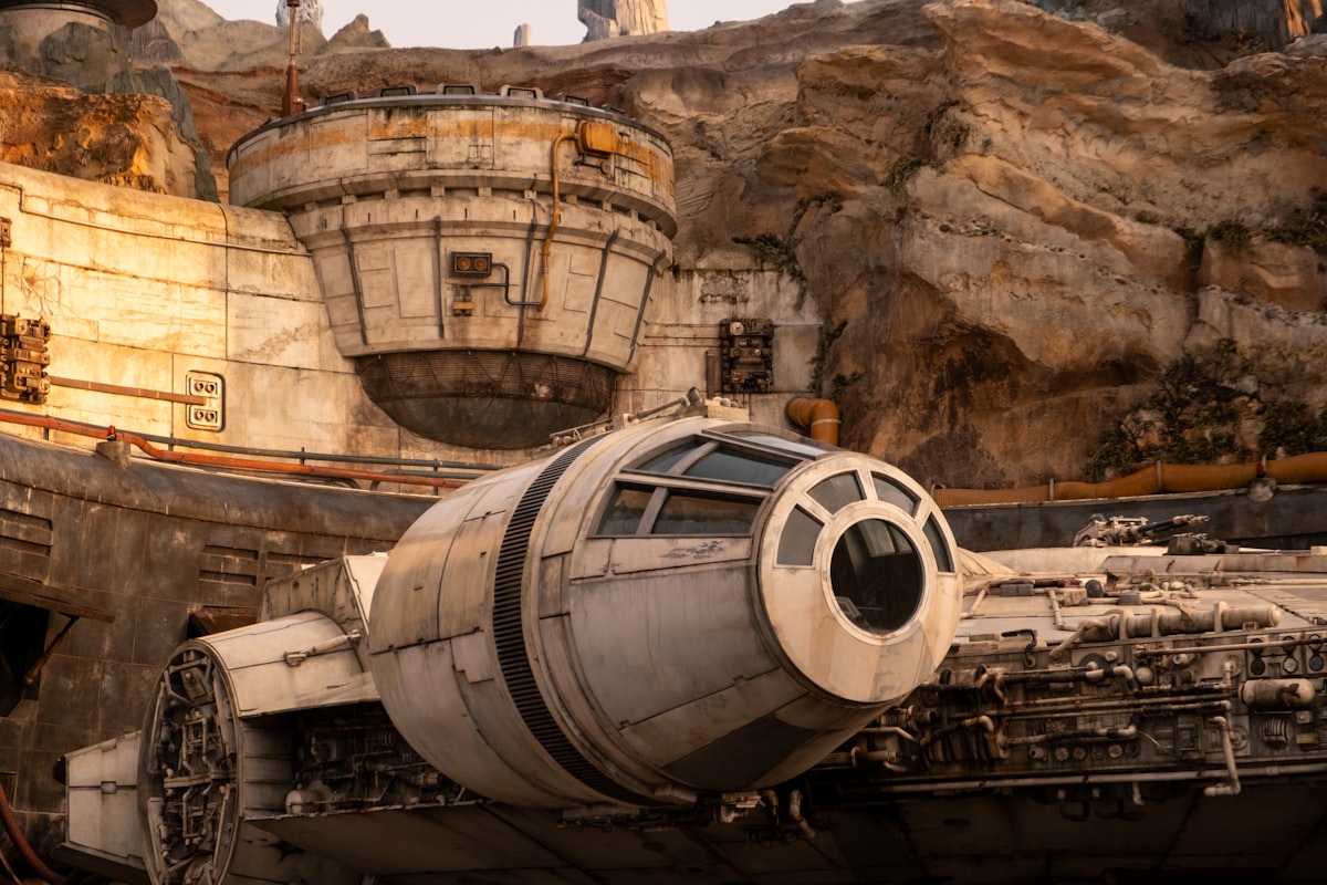 Closeup of the Millennium Falcon – Star Wars: Galaxy's Edge, Hollywood Studios related to Revolutionizing Sleep with the Millennium Falcon Bed