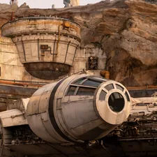 Closeup of the Millennium Falcon – Star Wars: Galaxy's Edge, Hollywood Studios related to Revolutionizing Sleep with the Millennium Falcon Bed