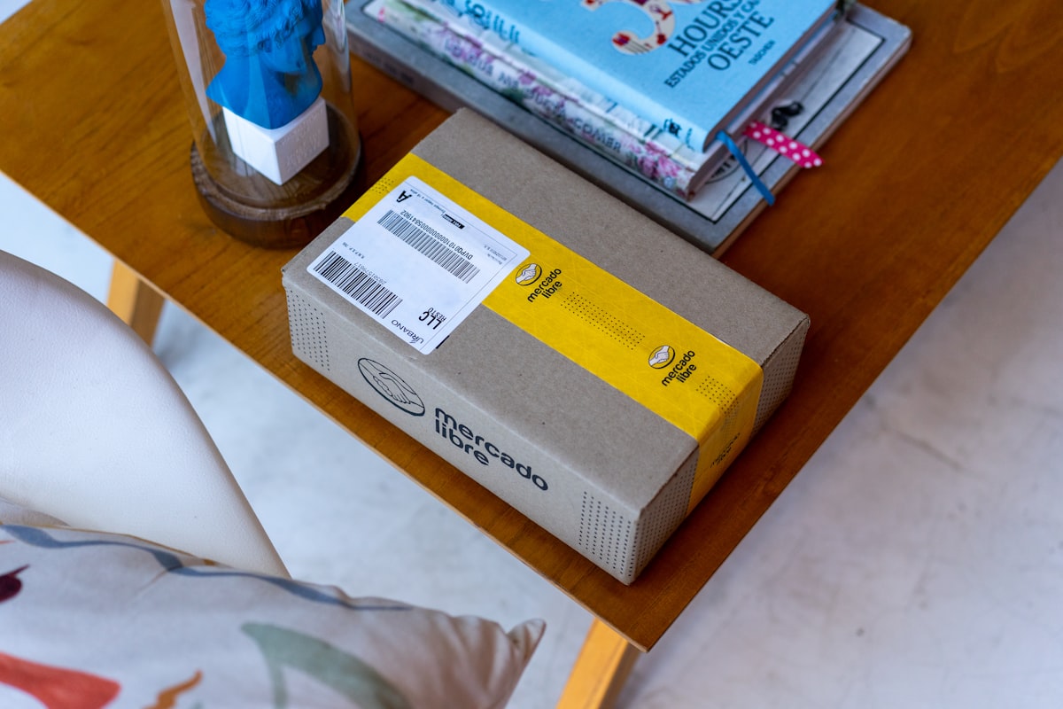 Coffee table books and mail package.  related to The Ultimate Guide to Buying a Mail Order Bed: Comfort Delivered to Your Doorstep