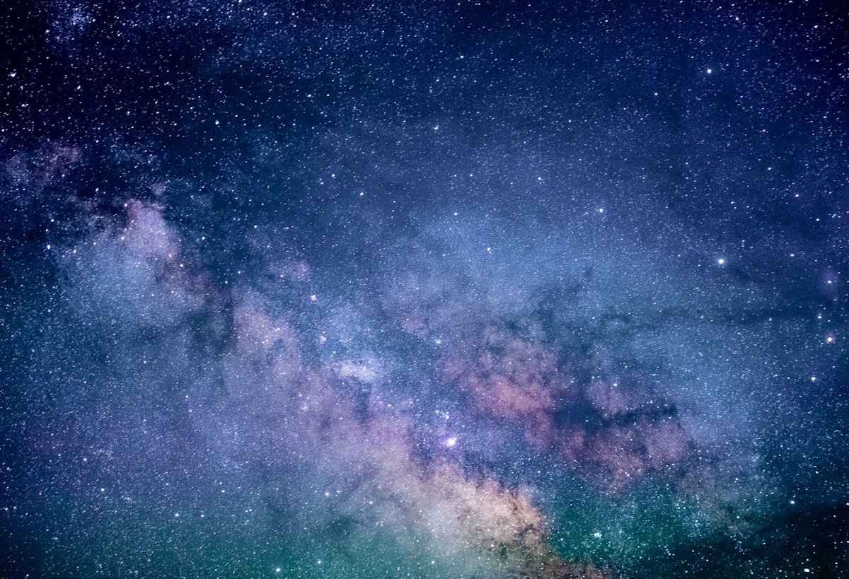 Colorful galaxy related to Exploring the Cosmic Dreams: Galaxy Bed Spread