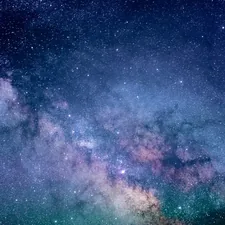 Colorful galaxy related to Exploring the Cosmic Dreams: Galaxy Bed Spread