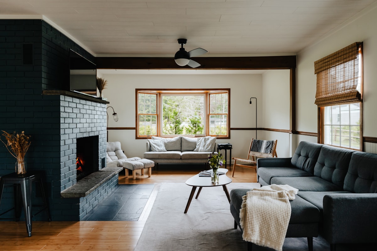 Comfortable living room (IG: @clay.banks) related to Adding Style to Your Home with a Solid Black Valance