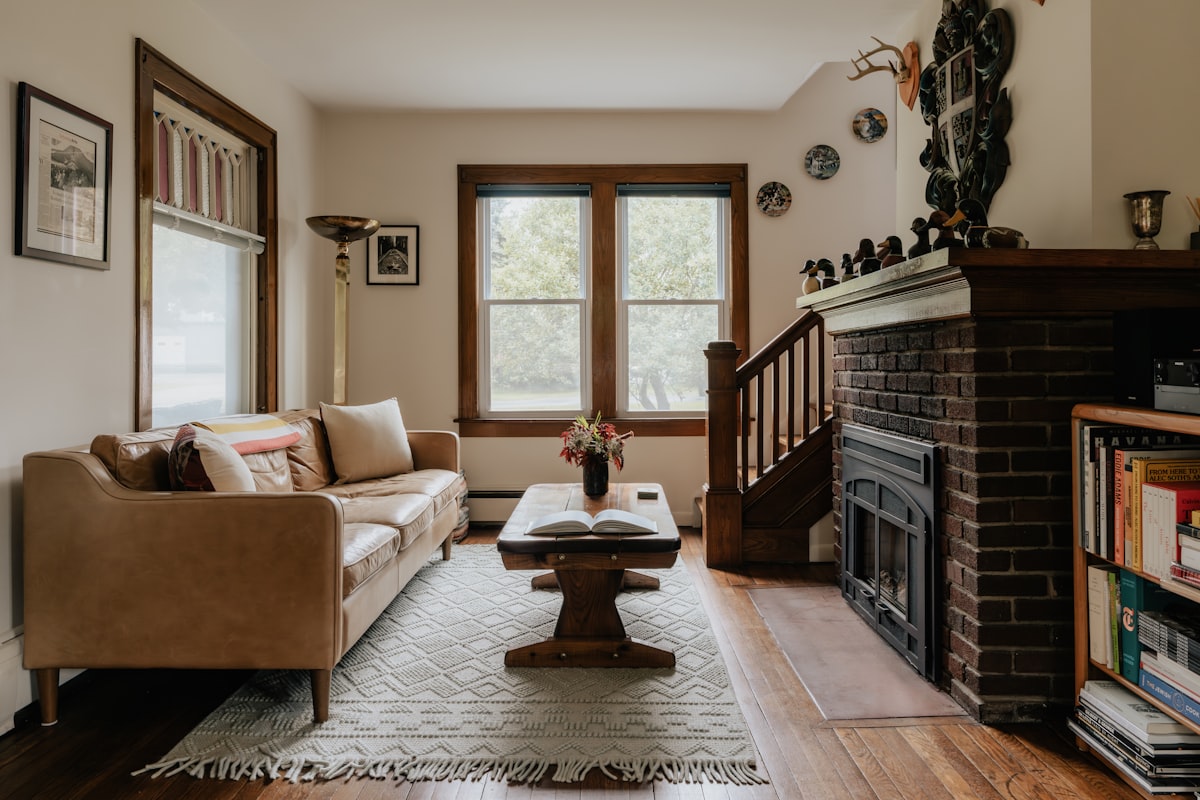 Country home living room 2/3 (IG: @clay.banks) related to Experience Cozy Comfort at a Historic Inn
