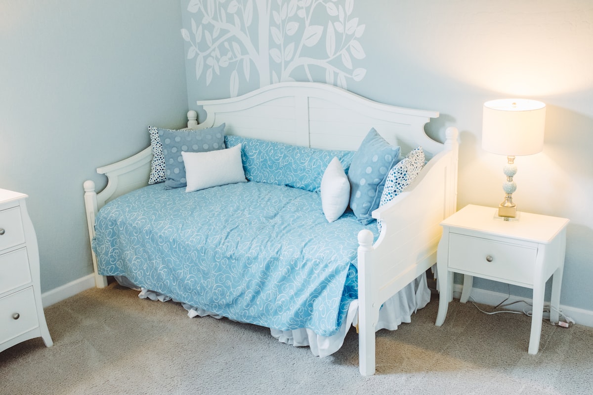 Cozy bed for the kiddies. related to Queen Coverlet Sets for a Timeless Bedroom Look