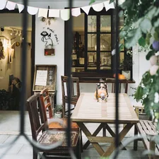 Cozy Hidden Café with Vintage Charm related to Enrich Your Outdoor Ambiance: The Beauty of Home Depot Chiminea Clay