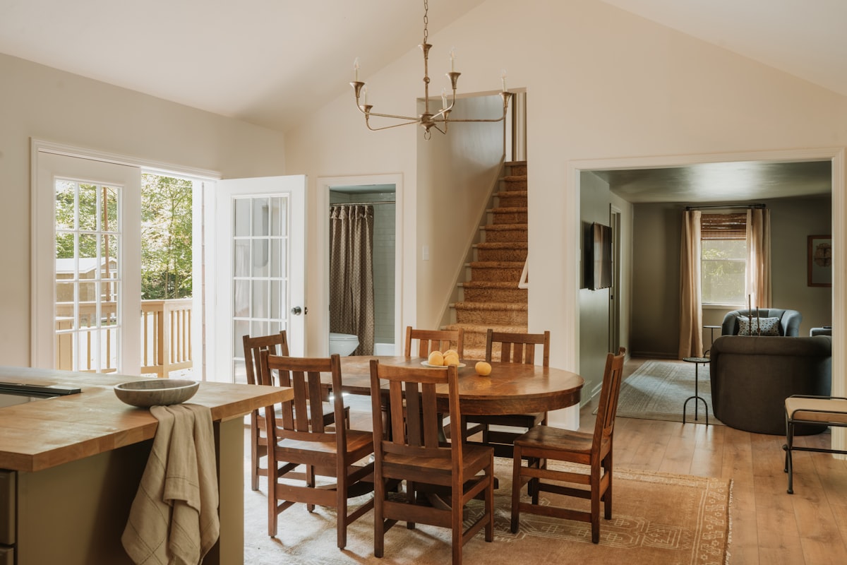 Cozy home (IG: @clay.banks) related to Elevate Your French Doors with Stylish Valances