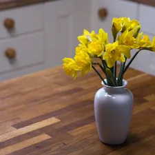 Daffodils in a Vase related to Yellow Kitchen Valance